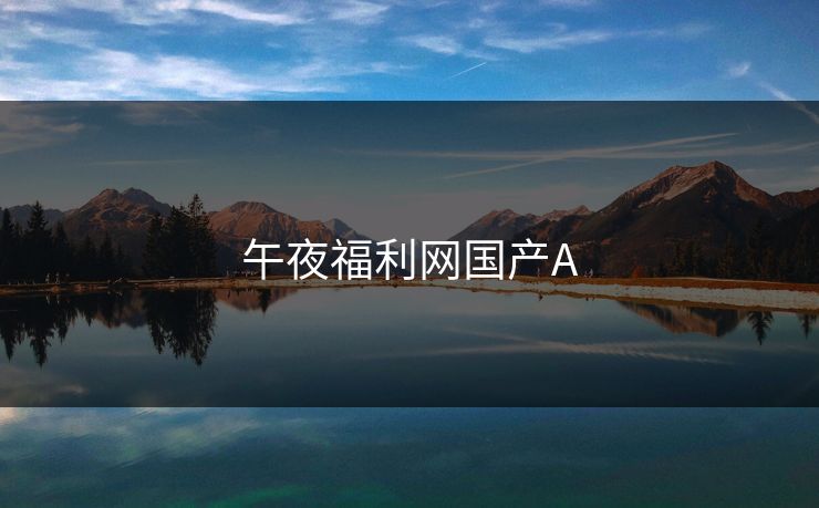 午夜福利网国产A